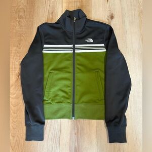 The North Face A5 Series Women's S Stripe Full zip Jacket Mock Meck Stretch